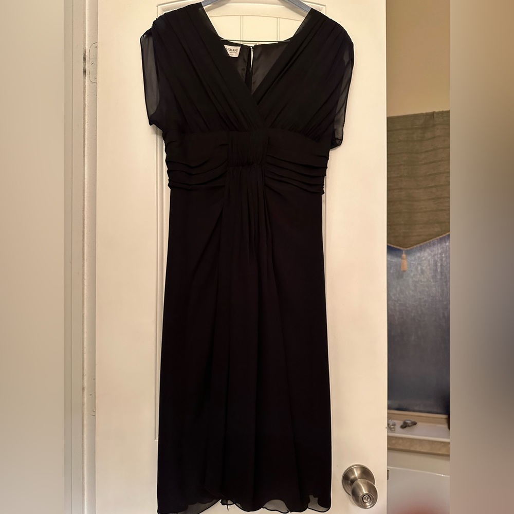 Armani Collezioni - black sleeveless dress (size 4?)
